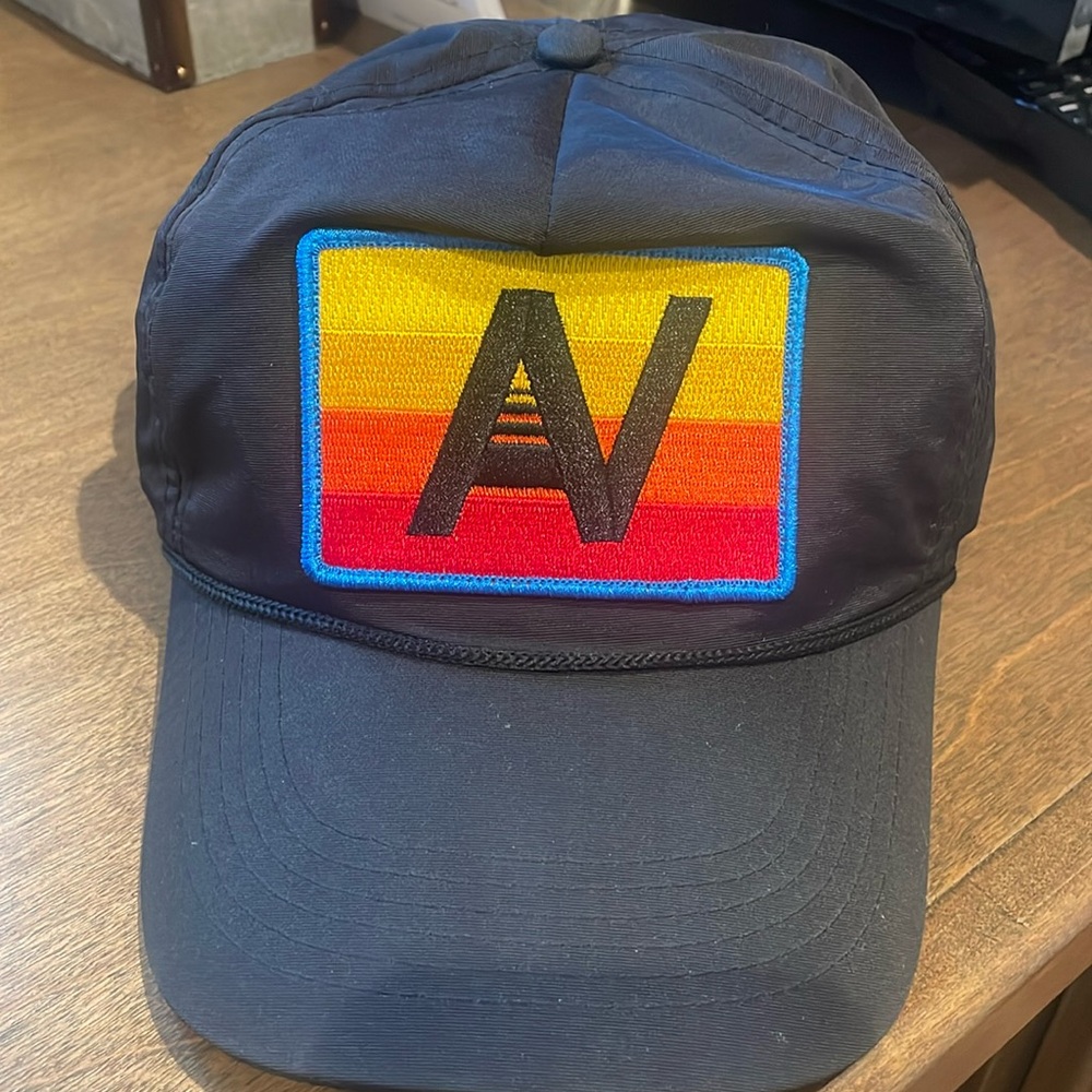 Aviator Nation Logo Rainbow- Vintage Nylon Trucker Hat